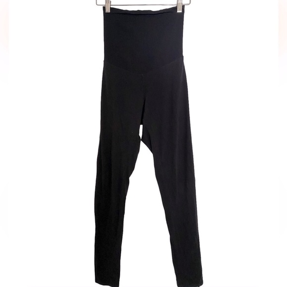MOTHERHOOD MATERNITY BLACK LOOSE FITTING PANTS SIZE LARGE - Picture 1 of 5